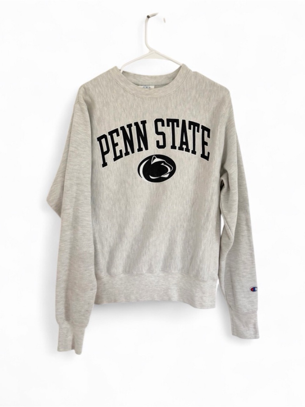 Champion Reverse Weave Penn State University Sweatshirt Mens S Vintage Y2K Gray